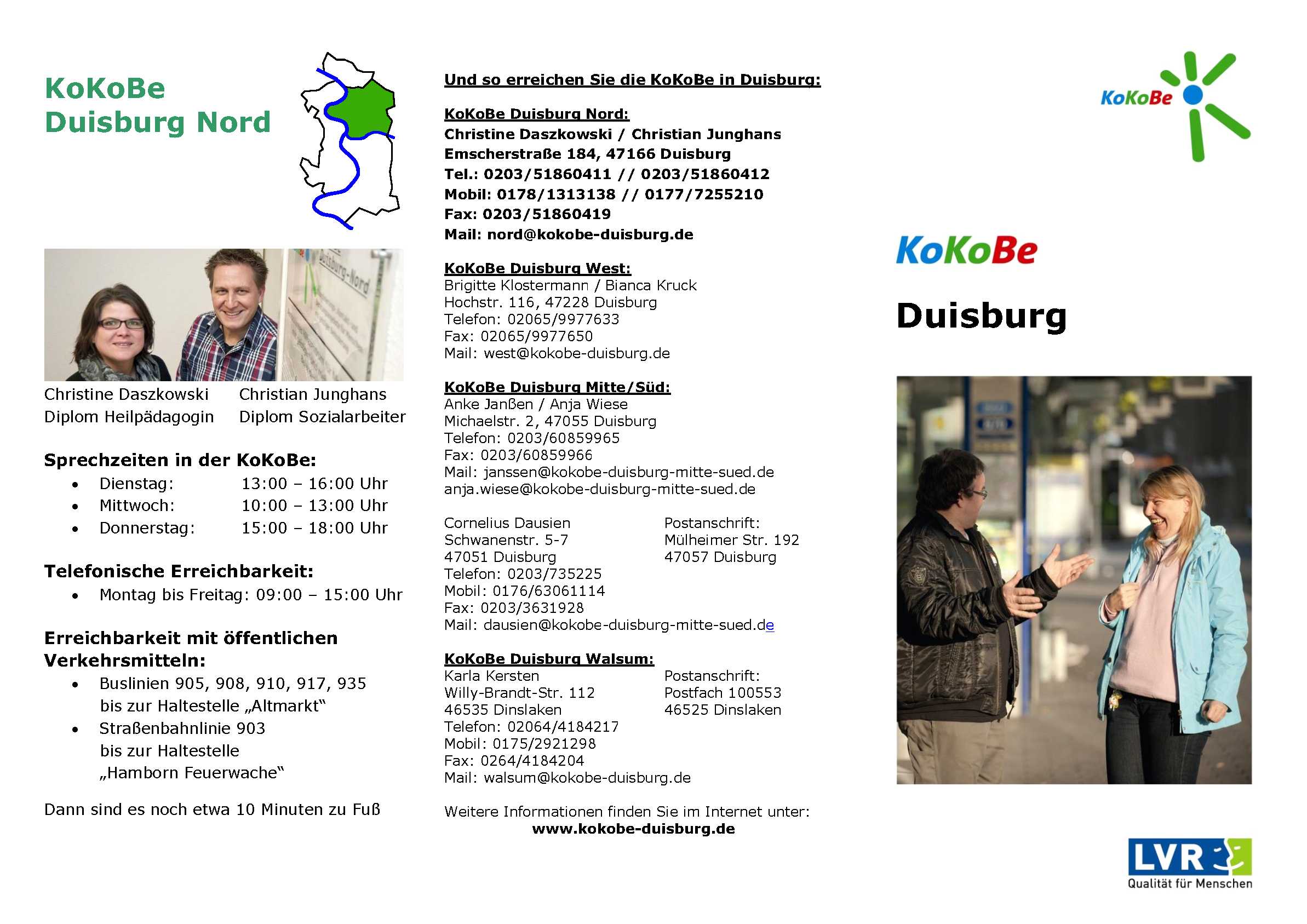 Flyer KokoBe Vorderseite
